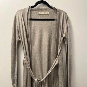 Zara Grey Cardigan, Ribbon Detailing Medium